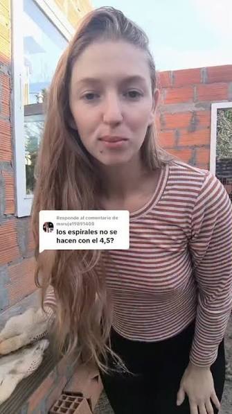Mica perrota, la albañil tiktoker