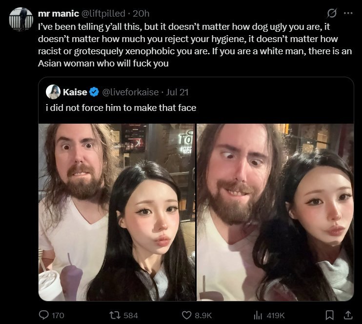 Asian Baddie Twitch Streamer Has Incels Crashing Out Over How Asmongold Pulled Her