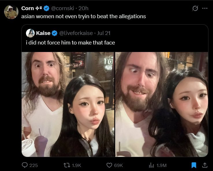 Asian Baddie Twitch Streamer Has Incels Crashing Out Over How Asmongold Pulled Her · respuesta