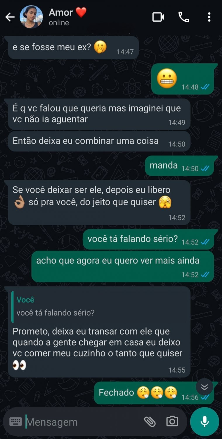 Queria ver a esposa dando pra outro e viu · respuesta